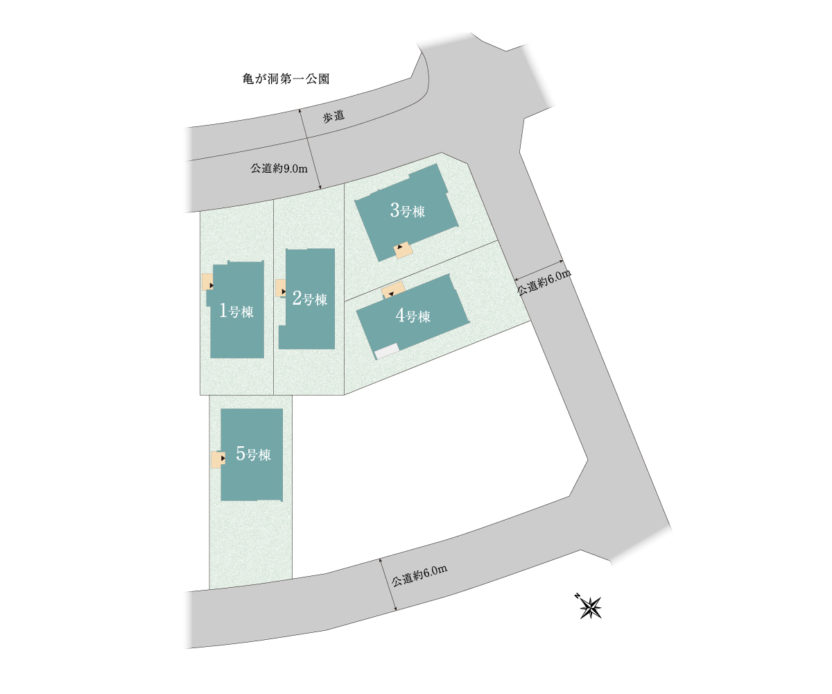 PREMIERE 徳重4th<br>土地付分譲住宅 販売区画図